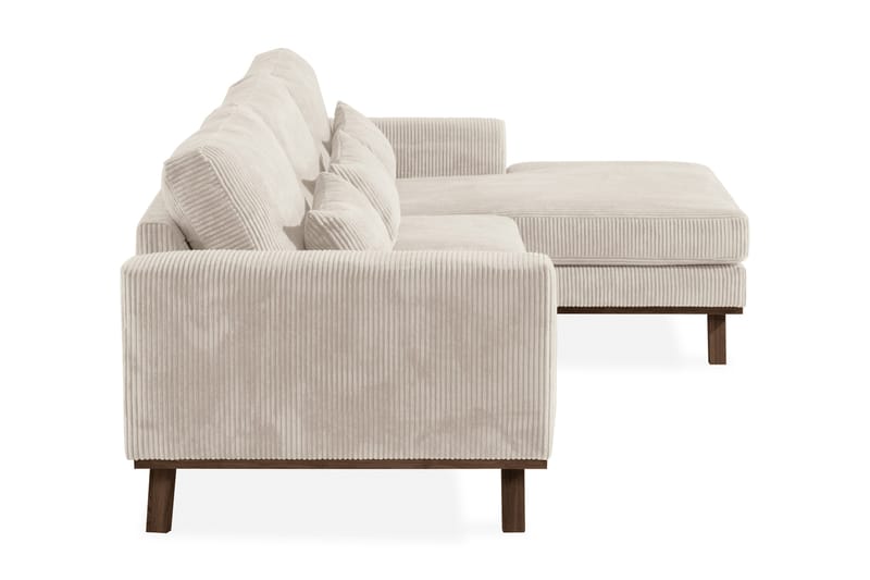 Copenhagen 4-sits Högervänd L-formad Divansoffa i Manchester - Beige - Möbler - Vardagsrum - Soffor - Divansoffa & schäslong