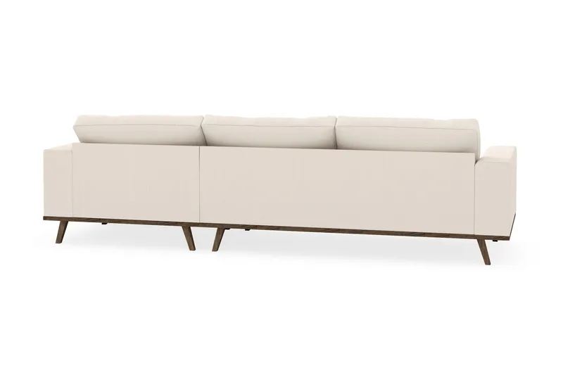 Copenhagen 4-sits Högervänd L-formad Divansoffa i Manchester - Beige - Möbler - Vardagsrum - Soffor - Divansoffa & schäslong