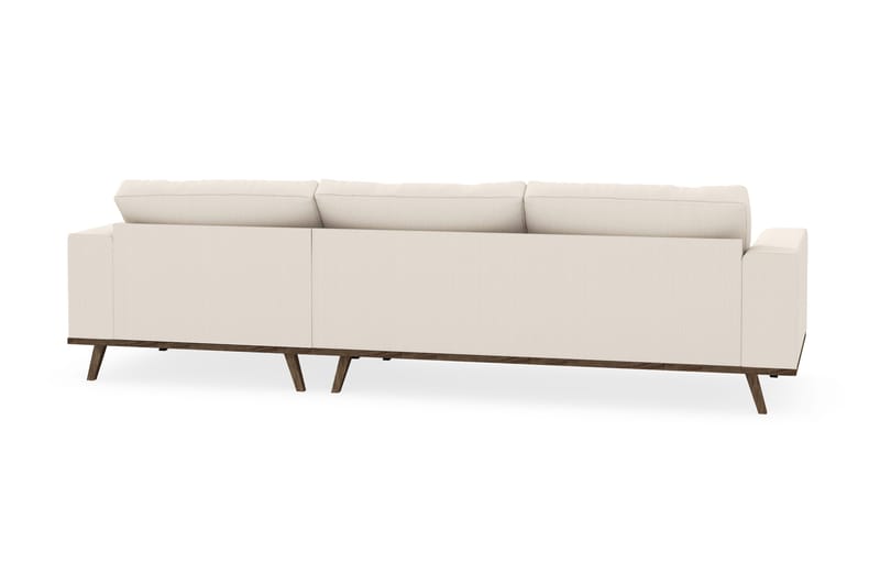 Copenhagen 4-sits Högervänd L-formad Divansoffa i Manchester - Beige - Möbler - Vardagsrum - Soffor - Divansoffa & schäslong