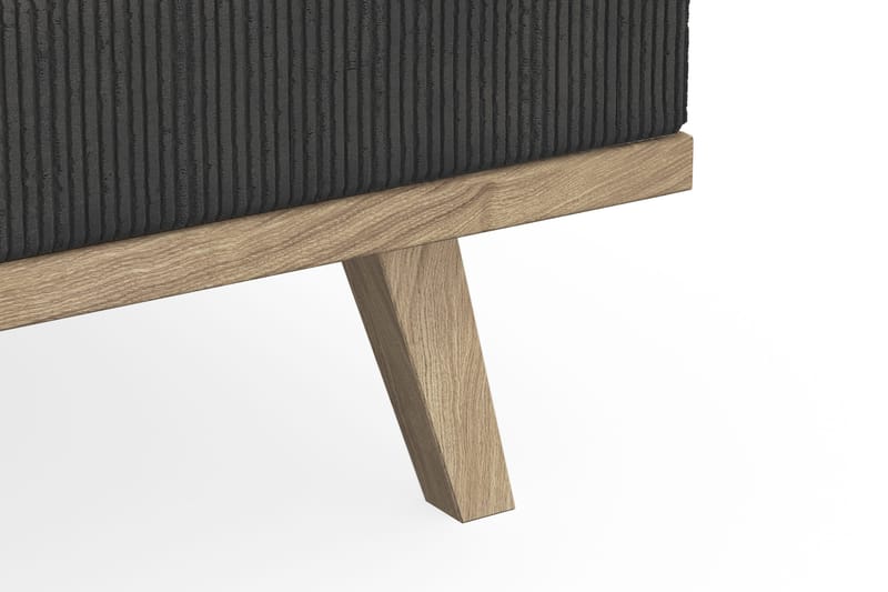 Copenhagen 4-sits Högervänd L-formad Divansoffa i Manchester - Mörkgrå - Möbler - Vardagsrum - Soffor - Divansoffa & schäslong