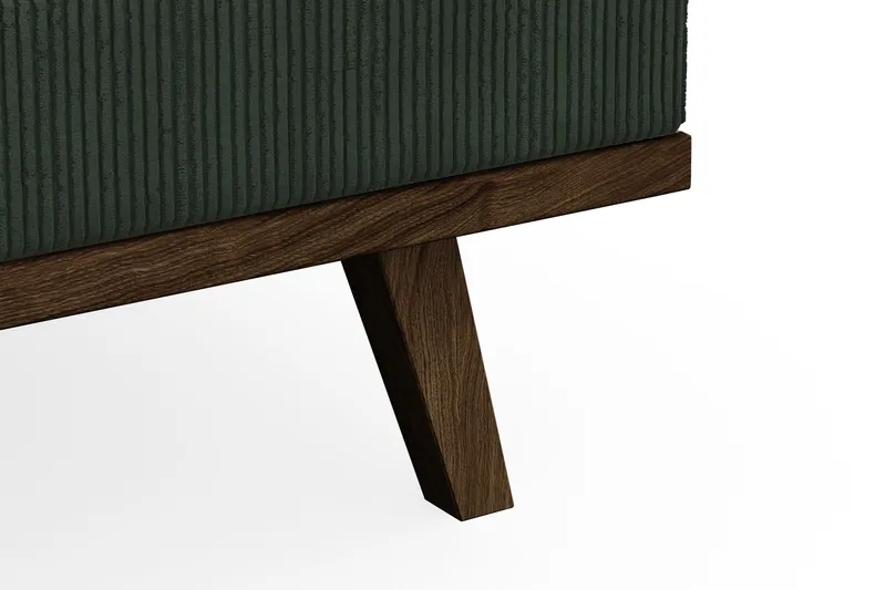 Copenhagen 4-sits Högervänd L-formad Divansoffa i Manchester - Mörkgrön - Möbler - Vardagsrum - Soffor - Divansoffa & schäslong