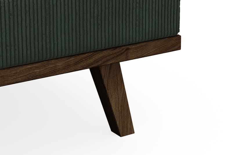 Copenhagen 4-sits Högervänd L-formad Divansoffa i Manchester - Mörkgrön - Möbler - Vardagsrum - Soffor - Divansoffa & schäslong