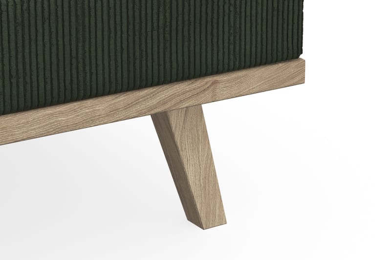 Copenhagen 4-sits Högervänd L-formad Divansoffa i Manchester - Mörkgrön - Möbler - Vardagsrum - Soffor - Divansoffa & schäslong