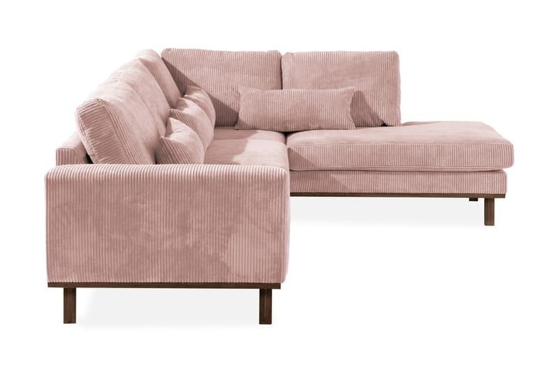 Copenhagen 4-sits Högervänd L-formad Divansoffa i Manchester - Rosa - Möbler - Vardagsrum - Soffor - Divansoffa & schäslong