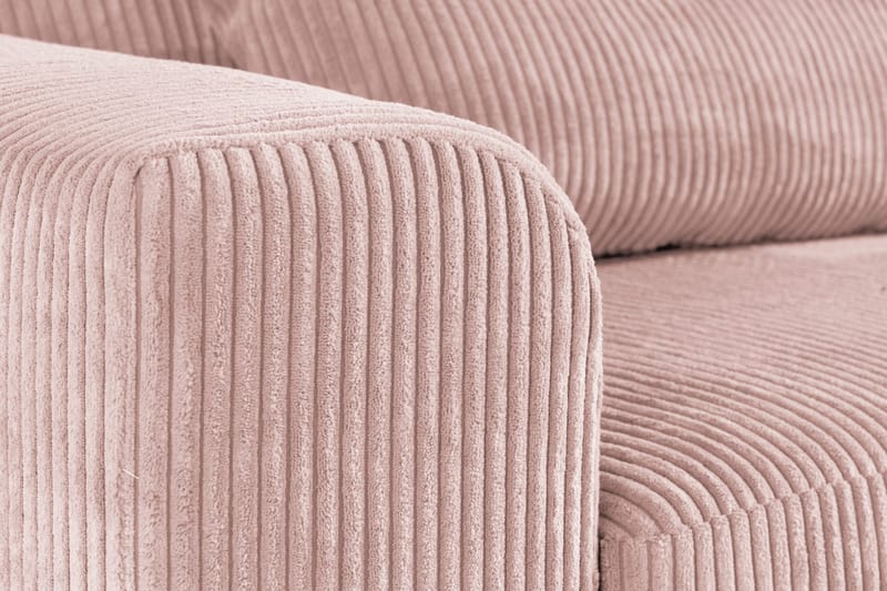 Copenhagen 4-sits Högervänd L-formad Divansoffa i Manchester - Rosa - Möbler - Vardagsrum - Soffor - Divansoffa & schäslong