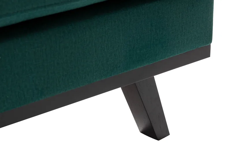 Copenhagen 4-sits Högervänd L-formad Divansoffa i Sammet - Grön - Möbler - Vardagsrum - Soffor - Divansoffa & schäslong