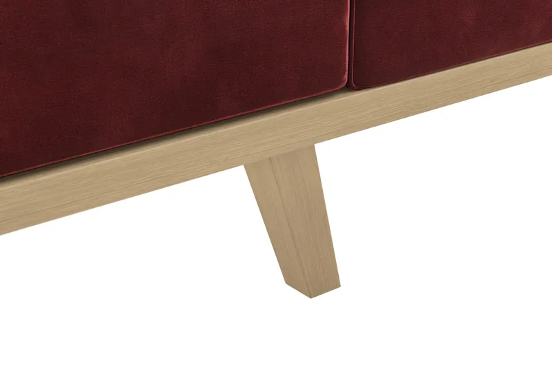 Copenhagen 4-sits Högervänd L-formad Divansoffa i Sammet - Lila - Möbler - Vardagsrum - Soffor - Divansoffa & schäslong