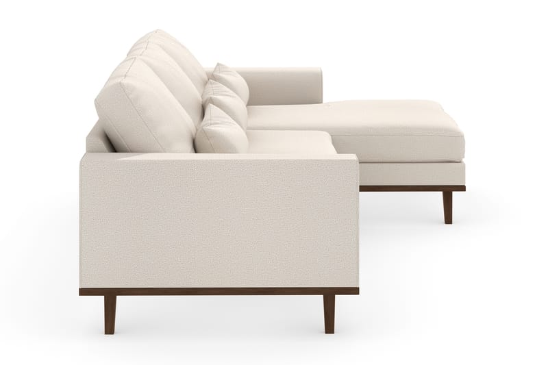 Copenhagen 4-sits Högervänd L-formad Divansoffa i Tyg - Beige - Möbler - Vardagsrum - Soffor - Divansoffa & schäslong