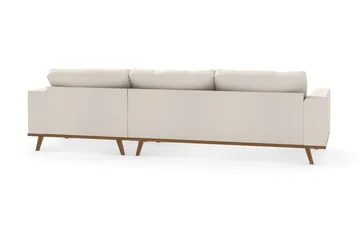 Copenhagen 4-sits Högervänd L-formad Divansoffa i Tyg - Beige - Möbler - Vardagsrum - Soffor - Divansoffa & schäslong