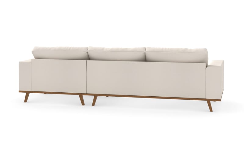 Copenhagen 4-sits Högervänd L-formad Divansoffa i Tyg - Beige - Möbler - Vardagsrum - Soffor - Divansoffa & schäslong