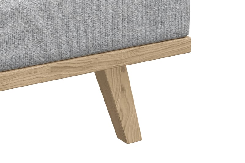 Copenhagen 4-sits Högervänd L-formad Divansoffa i Tyg - Ljusgrå - Möbler - Vardagsrum - Soffor - Divansoffa & schäslong