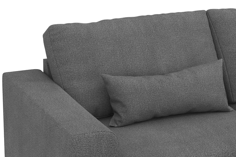 Copenhagen 4-sits Högervänd L-formad Divansoffa i Tyg - Mörkgrå - Möbler - Vardagsrum - Soffor - Divansoffa & schäslong