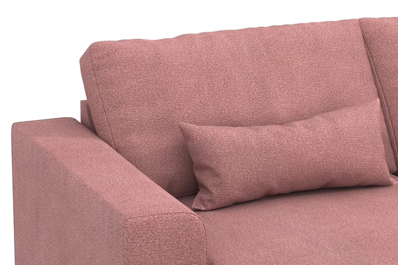 Copenhagen 4-sits Högervänd L-formad Divansoffa i Tyg - Rosa - Möbler - Vardagsrum - Soffor - Divansoffa & schäslong