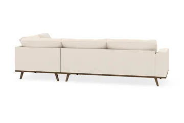 Copenhagen 4-sits Högervänd L-formad Schäslongsoffa i Manchester - Beige - Möbler - Vardagsrum - Soffor - Divansoffa & schäslong