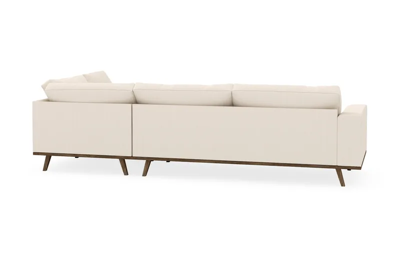 Copenhagen 4-sits Högervänd L-formad Schäslongsoffa i Manchester - Beige - Möbler - Vardagsrum - Soffor - Divansoffa & schäslong