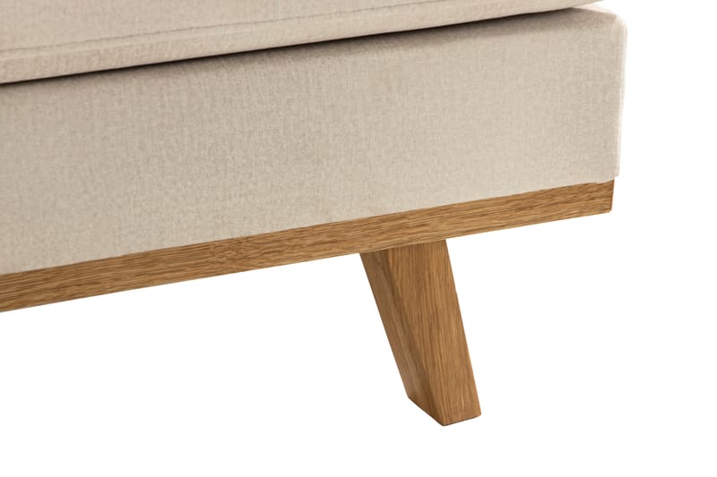 Copenhagen 4-sits Högervänd L-formad Schäslongsoffa i Sammet - Beige - Möbler - Vardagsrum - Soffor - Divansoffa & schäslong