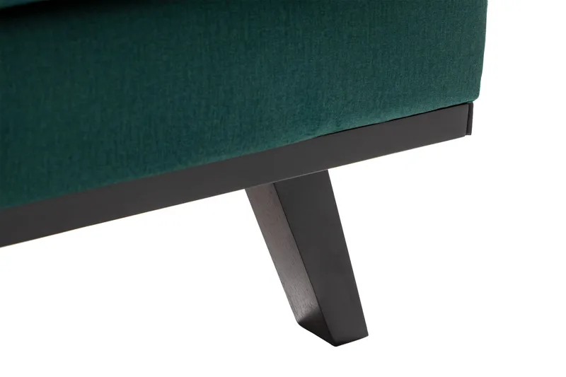 Copenhagen 4-sits Högervänd L-formad Schäslongsoffa i Sammet - Grön - Möbler - Vardagsrum - Soffor - Divansoffa & schäslong