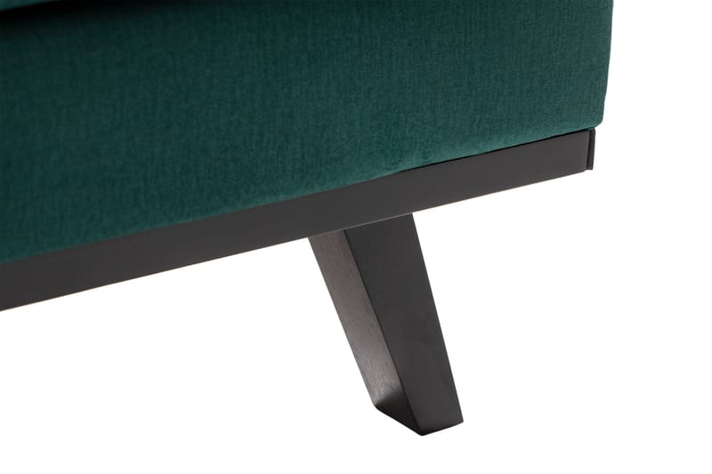 Copenhagen 4-sits Högervänd L-formad Schäslongsoffa i Sammet - Grön - Möbler - Vardagsrum - Soffor - Divansoffa & schäslong