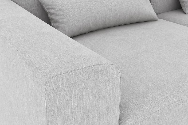Copenhagen 4-sits Högervänd L-formad Schäslongsoffa i Tyg - Grå - Möbler - Vardagsrum - Soffor - Divansoffa & schäslong