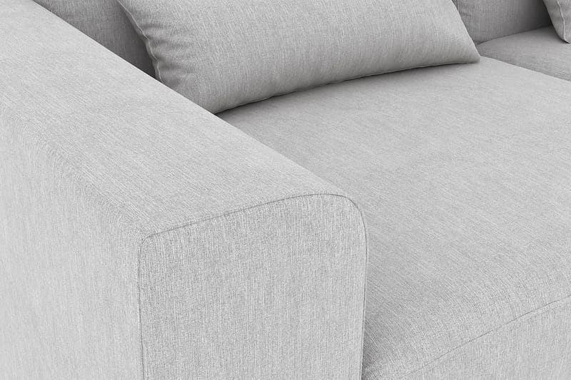 Copenhagen 4-sits Högervänd L-formad Schäslongsoffa i Tyg - Grå - Möbler - Vardagsrum - Soffor - Divansoffa & schäslong