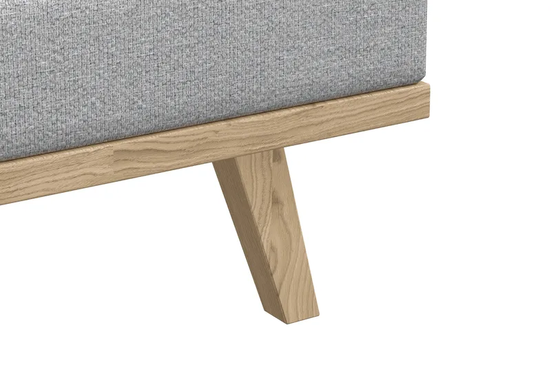 Copenhagen 4-sits Högervänd L-formad Schäslongsoffa i Tyg - Ljusgrå - Möbler - Vardagsrum - Soffor - Divansoffa & schäslong