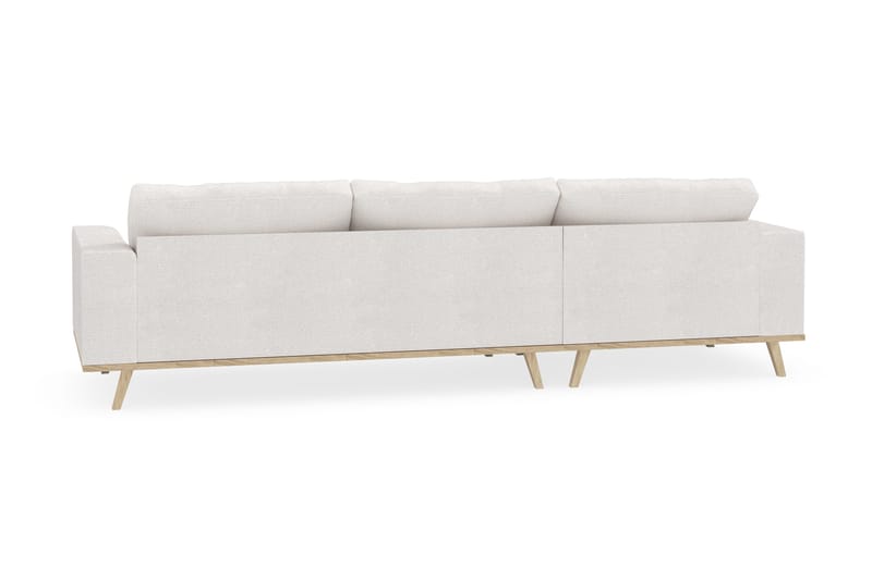Copenhagen 4-sits Vänstervänd L-formad Divansoffa i Bouclé - Vit - Möbler - Vardagsrum - Soffor - Divansoffa & schäslong