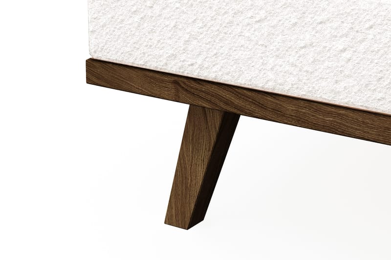 Copenhagen 4-sits Vänstervänd L-formad Divansoffa i Bouclé - Vit - Möbler - Vardagsrum - Soffor - Divansoffa & schäslong