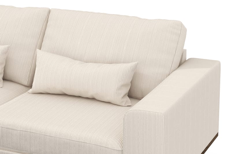 Copenhagen 4-sits Vänstervänd L-formad Divansoffa i Manchester - Beige - Möbler - Vardagsrum - Soffor - Divansoffa & schäslong