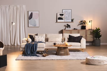 Copenhagen 4-sits Vänstervänd L-formad Divansoffa i Manchester - Beige - Möbler - Vardagsrum - Soffor - Divansoffa & schäslong