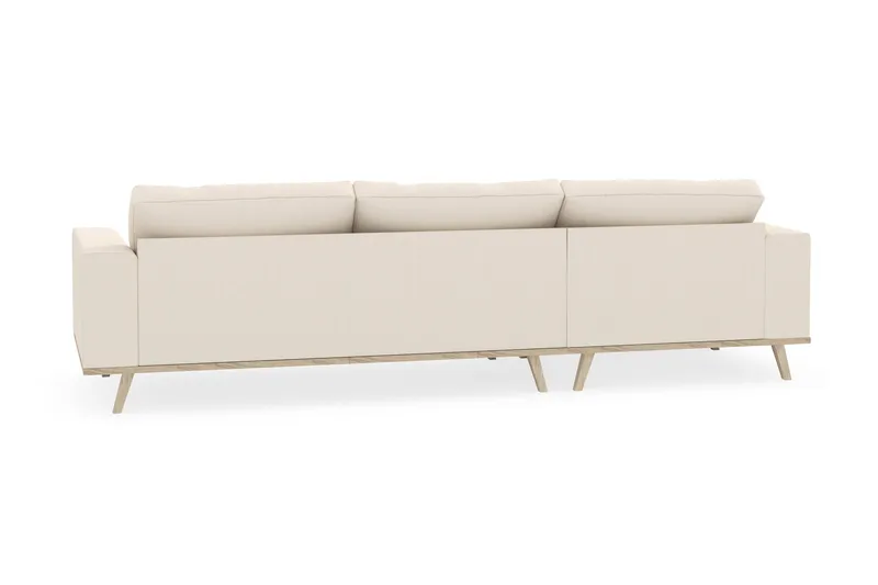 Copenhagen 4-sits Vänstervänd L-formad Divansoffa i Manchester - Beige - Möbler - Vardagsrum - Soffor - Divansoffa & schäslong