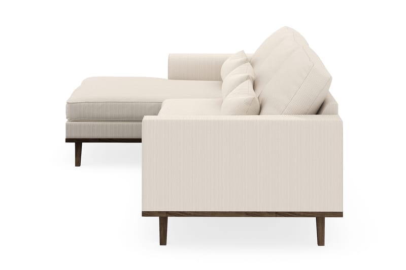 Copenhagen 4-sits Vänstervänd L-formad Divansoffa i Manchester - Beige - Möbler - Vardagsrum - Soffor - Divansoffa & schäslong