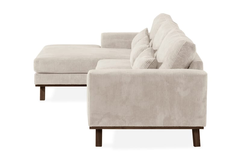 Copenhagen 4-sits Vänstervänd L-formad Divansoffa i Manchester - Beige - Möbler - Vardagsrum - Soffor - Divansoffa & schäslong