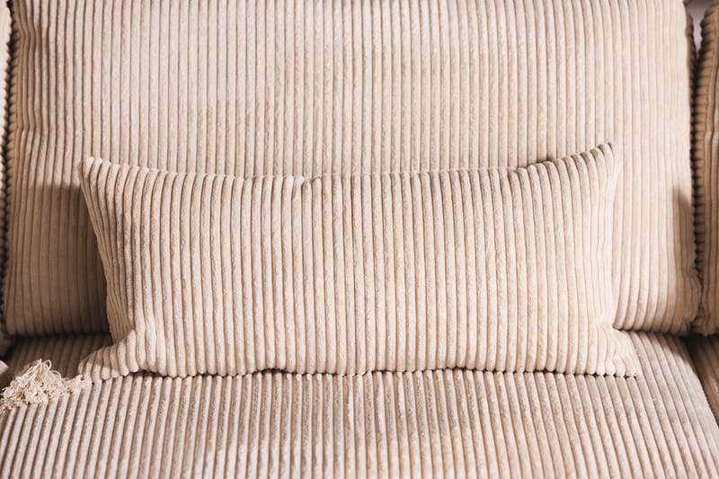 Copenhagen 4-sits Vänstervänd L-formad Divansoffa i Manchester - Beige - Möbler - Vardagsrum - Soffor - Divansoffa & schäslong