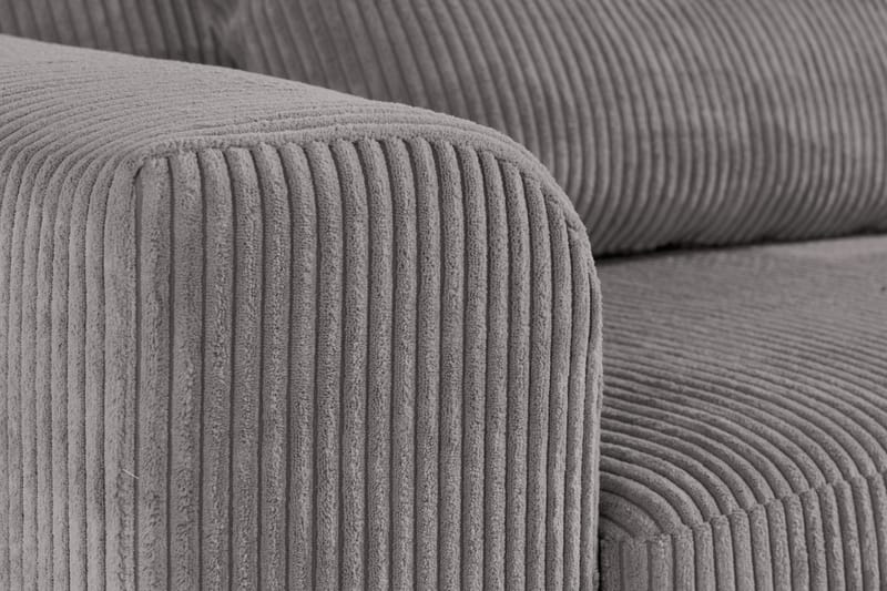 Copenhagen 4-sits Vänstervänd L-formad Divansoffa i Manchester - Mörkgrå - Möbler - Vardagsrum - Soffor - Divansoffa & schäslong