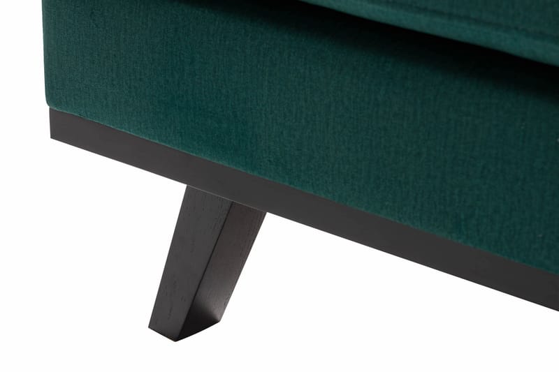Copenhagen 4-sits Vänstervänd L-formad Divansoffa i Sammet - Grön - Möbler - Vardagsrum - Soffor - Divansoffa & schäslong