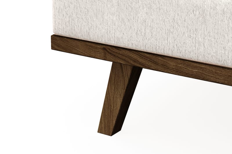 Copenhagen 4-sits Vänstervänd L-formad Divansoffa i Sammet - Krämvit - Möbler - Vardagsrum - Soffor - Divansoffa & schäslong