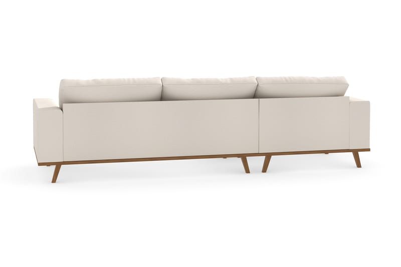 Copenhagen 4-sits Vänstervänd L-formad Divansoffa i Tyg - Beige - Möbler - Vardagsrum - Soffor - Divansoffa & schäslong