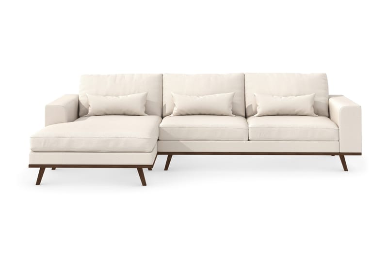 Copenhagen 4-sits Vänstervänd L-formad Divansoffa i Tyg - Beige - Möbler - Vardagsrum - Soffor - Divansoffa & schäslong