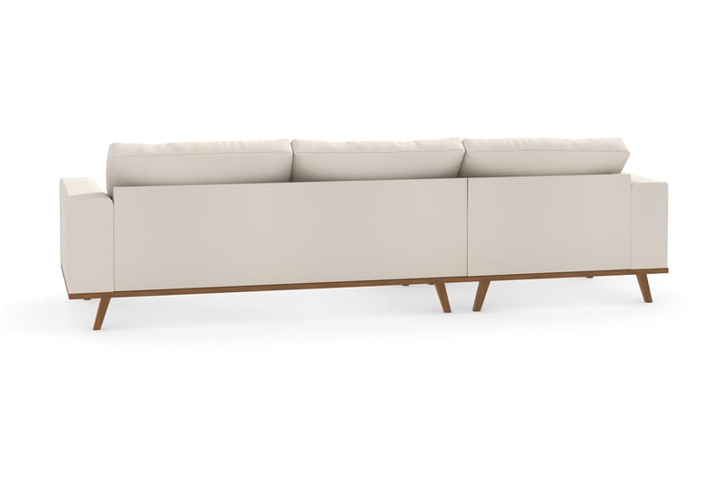 Copenhagen 4-sits Vänstervänd L-formad Divansoffa i Tyg - Beige - Möbler - Vardagsrum - Soffor - Divansoffa & schäslong
