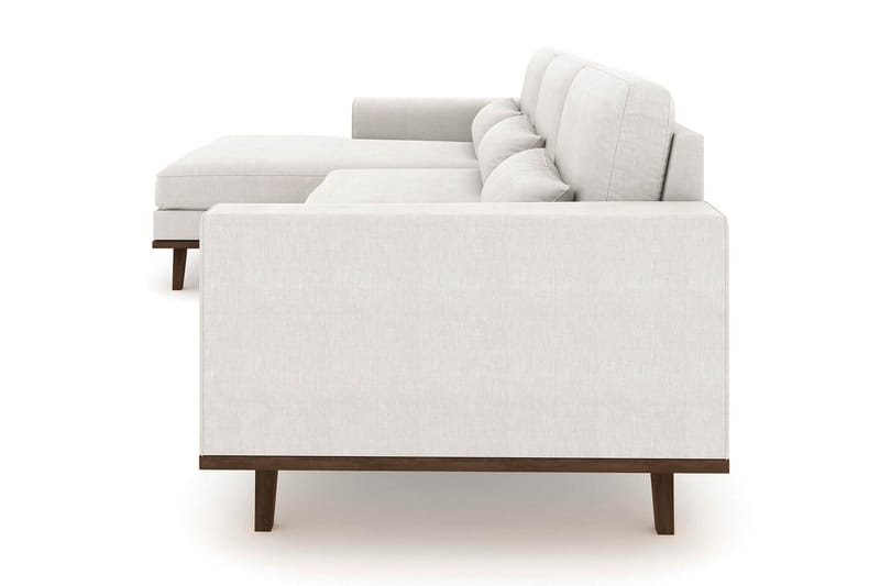 Copenhagen 4-sits Vänstervänd L-formad Divansoffa i Tyg - Ljusgrå - Möbler - Vardagsrum - Soffor - Divansoffa & schäslong