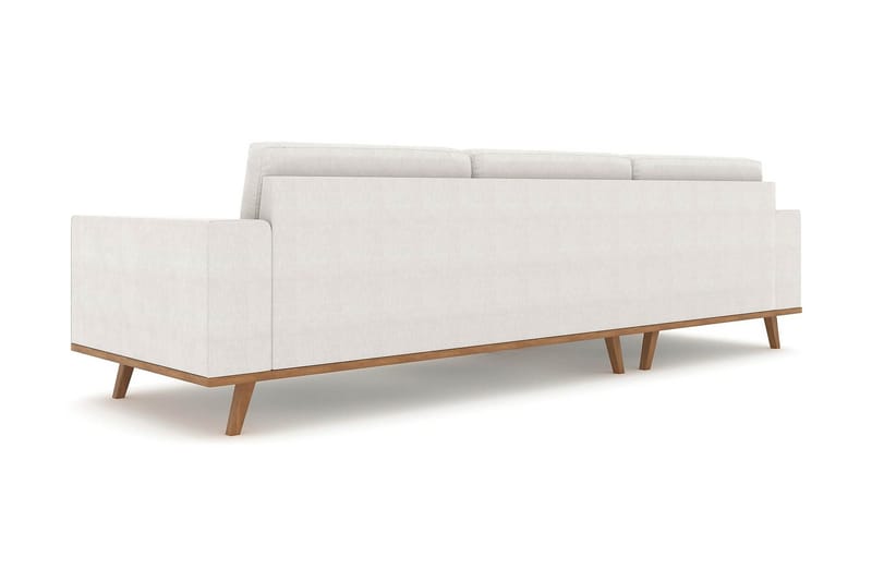 Copenhagen 4-sits Vänstervänd L-formad Divansoffa i Tyg - Ljusgrå - Möbler - Vardagsrum - Soffor - Divansoffa & schäslong