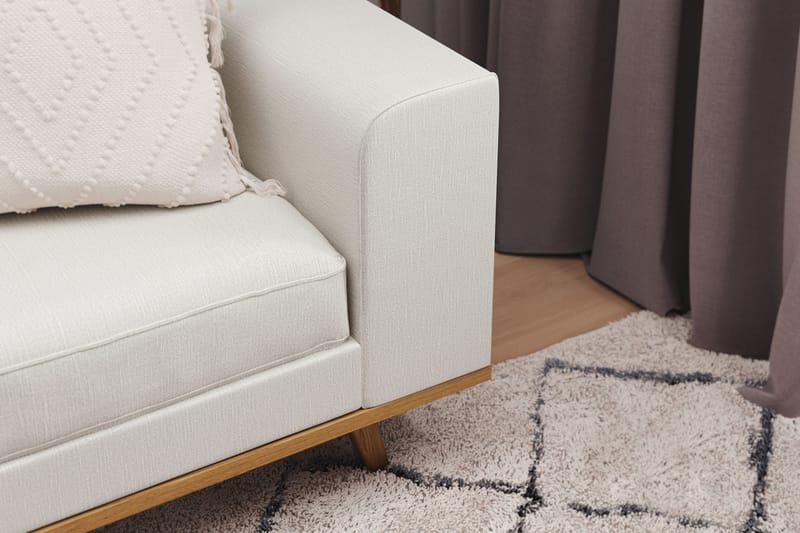 Copenhagen 4-sits Vänstervänd L-formad Divansoffa i Tyg - Ljusgrå - Möbler - Vardagsrum - Soffor - Divansoffa & schäslong