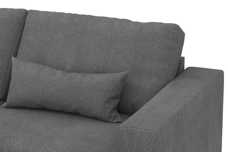 Copenhagen 4-sits Vänstervänd L-formad Divansoffa i Tyg - Mörkgrå - Möbler - Vardagsrum - Soffor - Divansoffa & schäslong