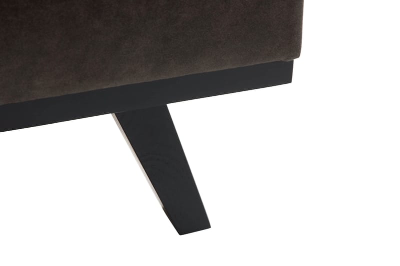 Copenhagen 4-sits Vänstervänd L-formad Schäslongsoffa i Konstläder - Mörkgrå - Möbler - Vardagsrum - Soffor - Divansoffa & schäslong