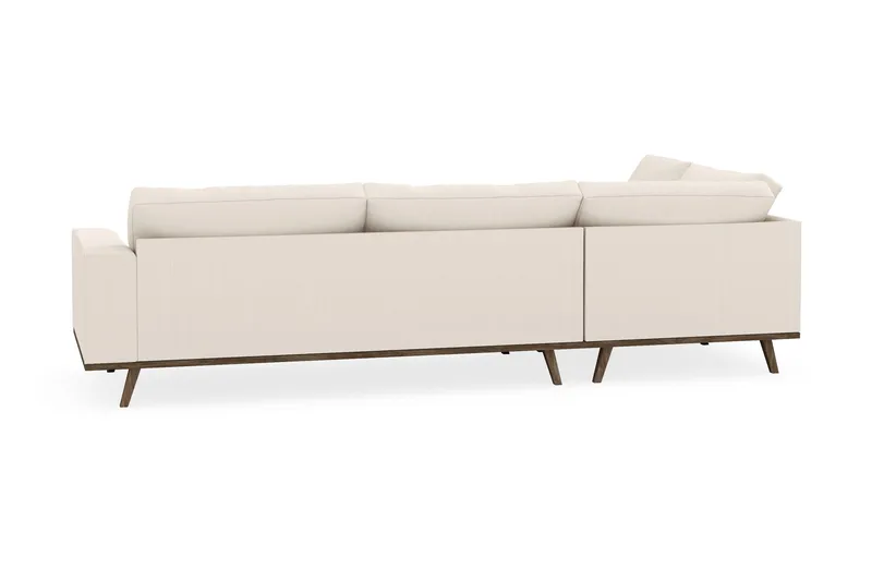 Copenhagen 4-sits Vänstervänd L-formad Schäslongsoffa i Manchester - Beige - Möbler - Vardagsrum - Soffor - Divansoffa & schäslong