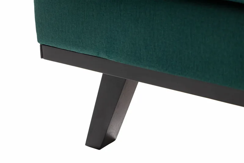 Copenhagen 4-sits Vänstervänd L-formad Schäslongsoffa i Sammet - Grön - Möbler - Vardagsrum - Soffor - Divansoffa & schäslong