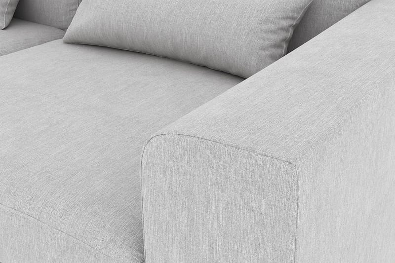 Copenhagen 4-sits Vänstervänd L-formad Schäslongsoffa i Tyg - Grå - Möbler - Vardagsrum - Soffor - Divansoffa & schäslong