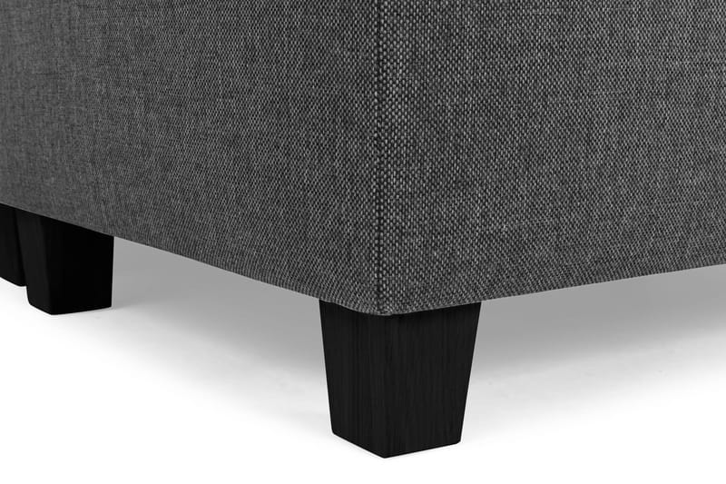 Crazy 3-sits Högervänd L-formad Schäslongsoffa i Tyg - Antracit - Möbler - Vardagsrum - Soffor - Divansoffa & schäslong