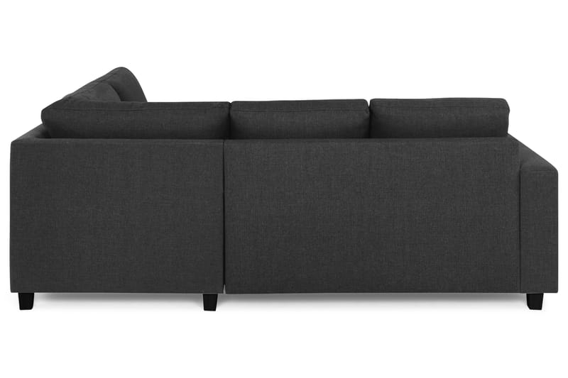 Crazy 3-sits Högervänd L-formad Schäslongsoffa i Tyg - Antracit - Möbler - Vardagsrum - Soffor - Divansoffa & schäslong