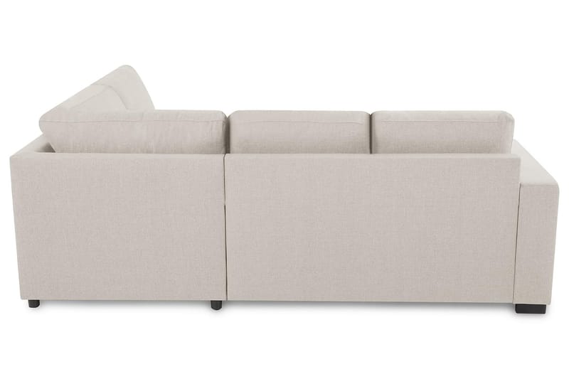 Crazy 3-sits Högervänd L-formad Schäslongsoffa i Tyg - Beige - Möbler - Vardagsrum - Soffor - Divansoffa & schäslong